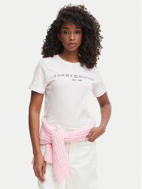 Tommy Hilfiger Tommy Hilfiger T-shirt WW0WW40276 Rosa Regular Fit