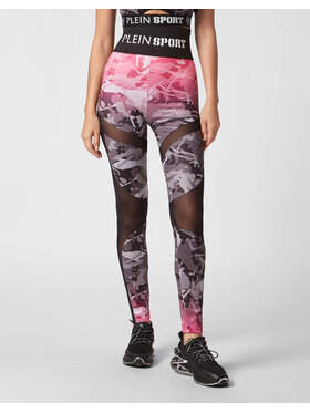 Plein Sport Plein Sport Legginsy 4595 Różowy Active Fit
