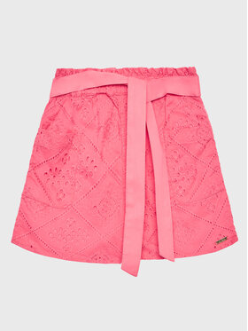 Guess Guess Szorty materiałowe J3GD04 WFGJ0 Różowy Relaxed Fit