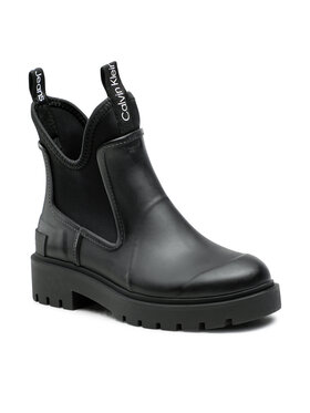Calvin Klein Jeans Calvin Klein Jeans Gummistiefel Mid Rainboot Chelsea YW0YW01034 Schwarz
