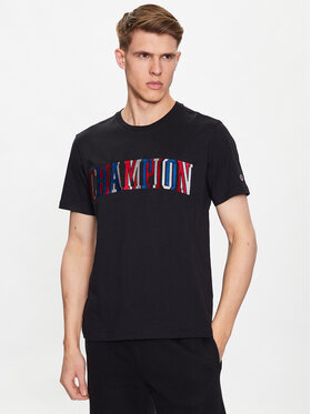 Champion Champion Футболка 218512 Чорний Regular Fit