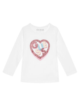 Guess Guess Блузка K5BI12 J1314 Білий Regular Fit