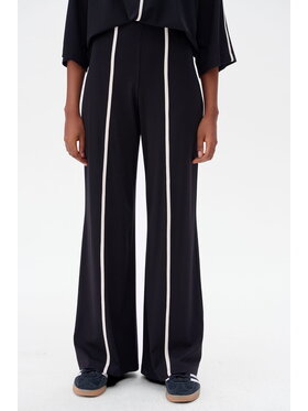 blue shadow blue shadow Spodnie damskie Tahira Czarny Regular Fit