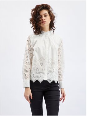 Orsay Orsay Bluzka 630044001000__38 Biały Regular Fit