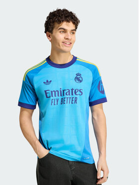 adidas adidas Koszulka techniczna 171561 Niebieski jasny Slim Fit