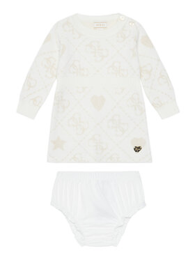 Guess Guess Pletena obleka A5BK02 Z39N0 Bež Regular Fit