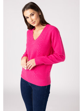 QUIOSQUE QUIOSQUE Sweter QUIOSQUE 6VF001501 Różowy Regular Fit