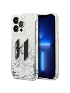 KARL LAGERFELD KARL LAGERFELD Etui na telefon iPhone 14 Pro Srebrny