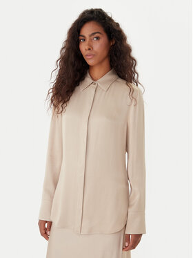 BOSS BOSS Koszula Beruta1 50542007 Beżowy Regular Fit