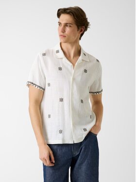 Guess Guess Koszula 181848 Beżowy Classic Fit