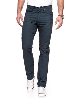 Wrangler Wrangler Spodnie materiałowe ARIZONA Niebieski Straight Fit
