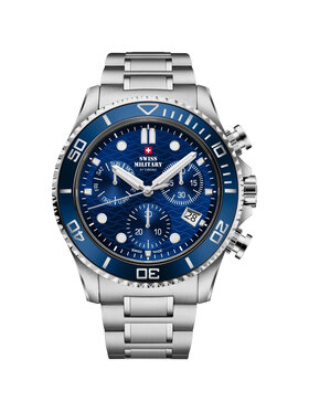 Swiss Military by Chrono Swiss Military by Chrono Hodinky SM34101.02 Stříbrná