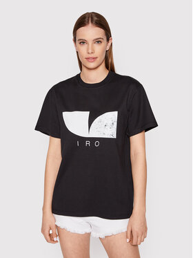 IRO IRO T-shirt Dachi AQ282 Nero Relaxed Fit
