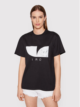 IRO IRO Tricou Dachi AQ282 Negru Relaxed Fit