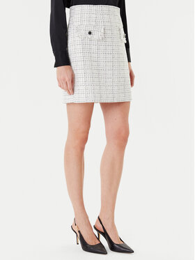 Guess Guess Мини пола W5YD15 WHDB2 Бял Regular Fit