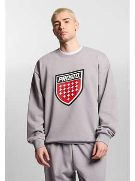 PROSTO. PROSTO. Bluza Shield Big KL261MSWE1032 Szary Oversize
