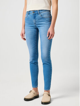 Wrangler Wrangler Jeansy WRANGLER 112351061 SKINNY Niebieski Skinny Fit