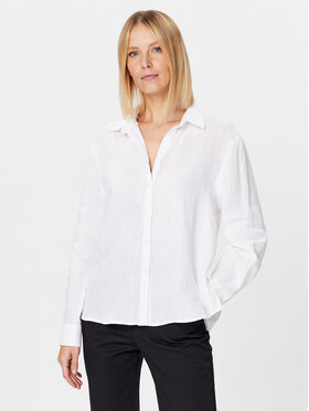 Sisley Sisley Cămașă 5BMLLQ05B Alb Regular Fit