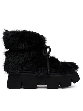 United Nude United Nude Μπότες Χιονιού Stomper Fur Boot 1104801120 Μαύρο