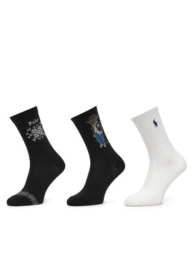 Polo Ralph Lauren Polo Ralph Lauren Duge čarape Bear Snowflake 455P18210001 Crna