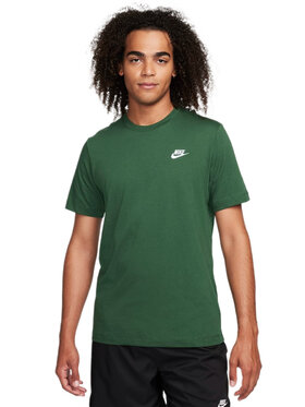 Nike Nike T-Shirt Sportswear Club Zielony Regular Fit