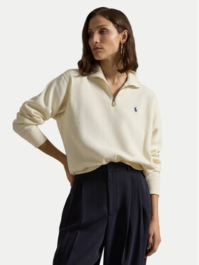 Polo Ralph Lauren Polo Ralph Lauren Mikina 211851659007 Écru Relaxed Fit