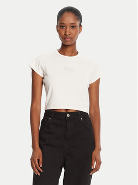 HUGO HUGO T-särk Rhinestone 50551404 Ekrüüvärv Slim Fit