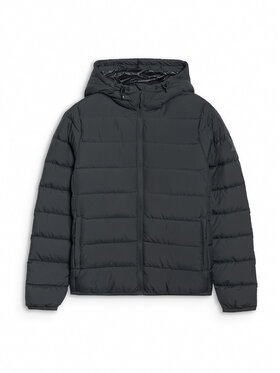 4F 4F Kurtka puchowa NATURAL (DOWN) WARMTH Czarny Regular Fit