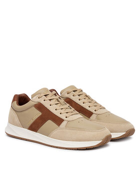 Tommy Hilfiger Tommy Hilfiger Sneakers Elevated Hilfiger Mix Runner FM0FM06084 Beige