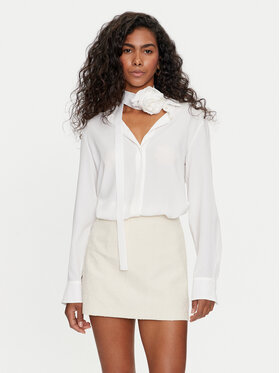 Marella Marella Košulja Nastro 2423116181 Écru Regular Fit
