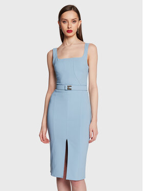 Elisabetta Franchi Elisabetta Franchi Kokteilinė suknelė AB-336-31E2-V390 Mėlyna Slim Fit
