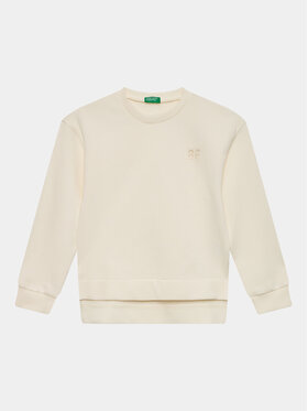 United Colors Of Benetton United Colors Of Benetton Pulóver 3J68C10E1 Ekru Relaxed Fit