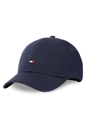 Tommy Hilfiger Tommy Hilfiger Cepure ar nagu Small Flag Cap AU0AU01528 Tumši zils