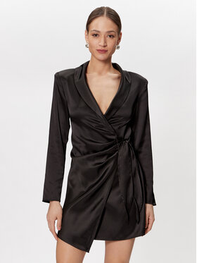 Gina Tricot Gina Tricot Sukienka koktajlowa 19275 Czarny Regular Fit