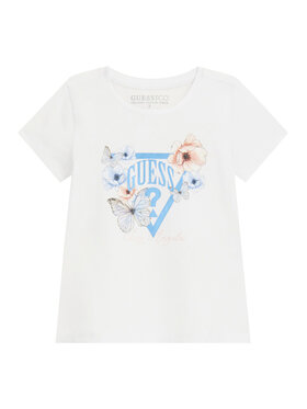 Guess Guess T-Shirt K6RI21 K6YW4 Biały Regular Fit