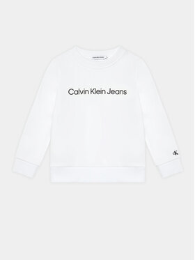 Calvin Klein Jeans Calvin Klein Jeans Світшот IU0IU00581 D Білий Regular Fit