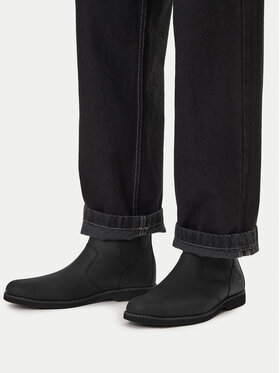 Timberland Timberland Členková obuv s elastickým prvkom Woodhull TB0A413H0011 Čierna