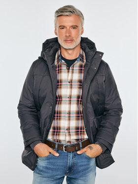 BIG STAR BIG STAR Kurtka zimowa PERLOS Szary Basic Fit