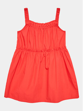 United Colors Of Benetton United Colors Of Benetton Ежедневна рокля 4EW7GV00T Червен Regular Fit