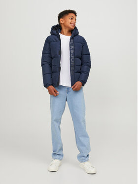 Jack&Jones Junior Pernata Jakna 12246122 Tamnoplava Regular Fit