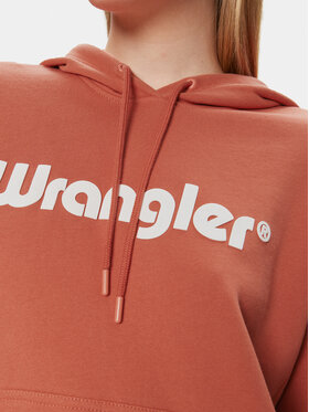 Wrangler Majica Dugih Rukava 112350336 Narančasta Regular Fit