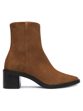 Calvin Klein Calvin Klein Botki HW0HW02592 Brązowy