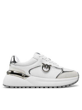 PINKO Pinko Sneakersy GEM 01 - CALF Biały