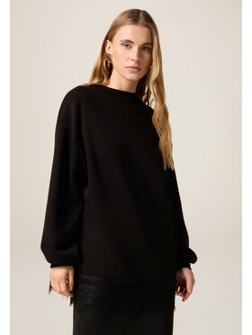 Oltre Oltre Felpa G802E000337N033 Nero Over Fit