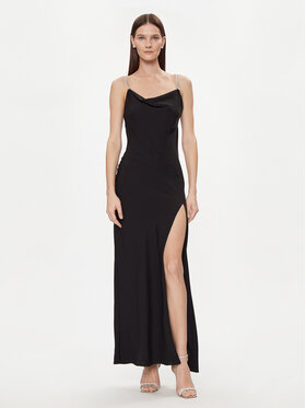 Nissa Nissa Φόρεμα βραδινό RS14746 Μαύρο Slim Fit