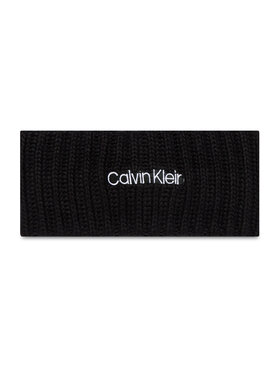 Calvin Klein Calvin Klein Opaska materiałowa Oversized Knit Headband K60K6086480 Czarny