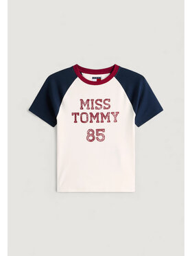 Tommy Jeans Tommy Jeans T-shirt DW0DW22536 Bianco Casual Fit