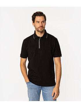Lee Cooper Lee Cooper Polo TIZIANO 5010 Czarny Regular Fit