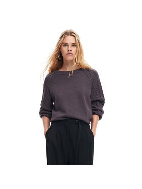Desigual Desigual Πουλόβερ 51% Viscosa Γκρι Casual Fit