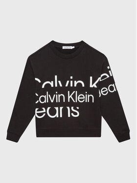 Calvin Klein Jeans Calvin Klein Jeans Bluza Blown Up Logo IB0IB01629 Czarny Regular Fit